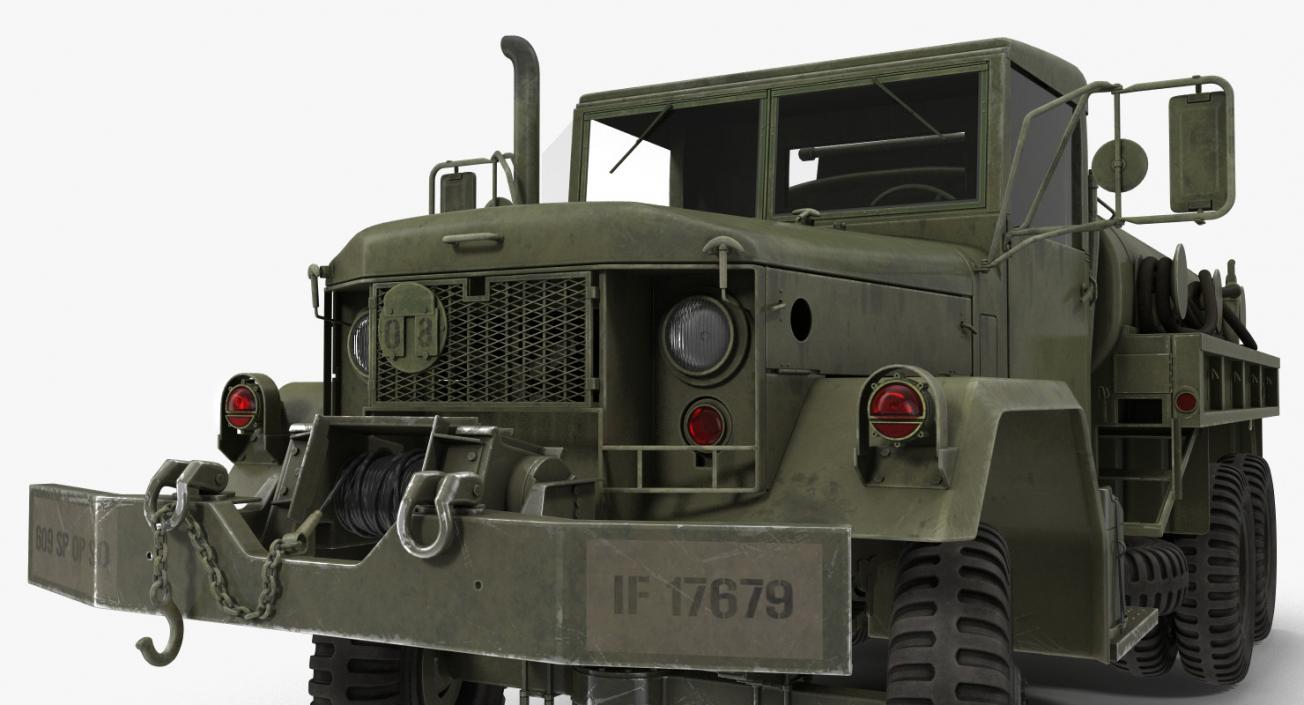 US Army WWII Rigged Trucks Collection 3D