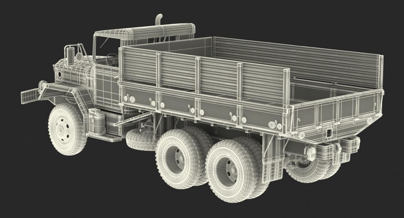 US Army WWII Rigged Trucks Collection 3D