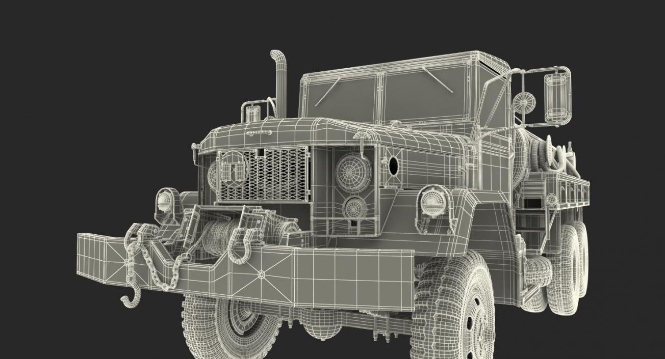 US Army WWII Rigged Trucks Collection 3D