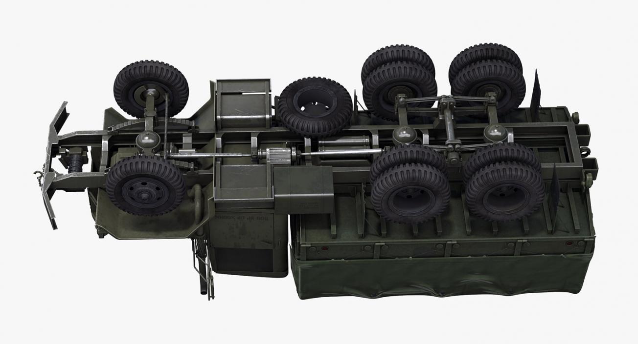 US Army WWII Rigged Trucks Collection 3D