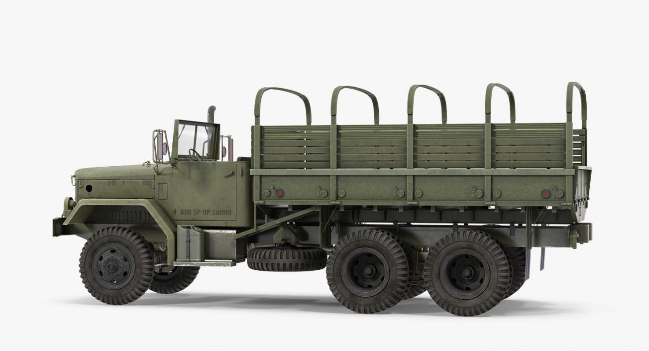 US Army WWII Rigged Trucks Collection 3D