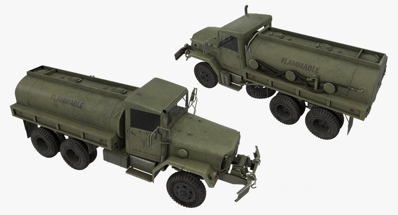 US Army WWII Rigged Trucks Collection 3D