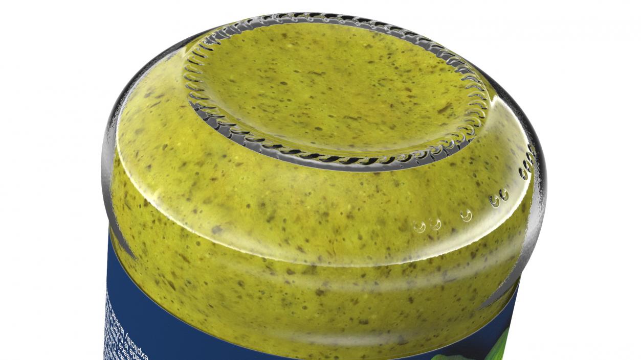 3D model Barilla Genovese Pesto Sauce 190 ml