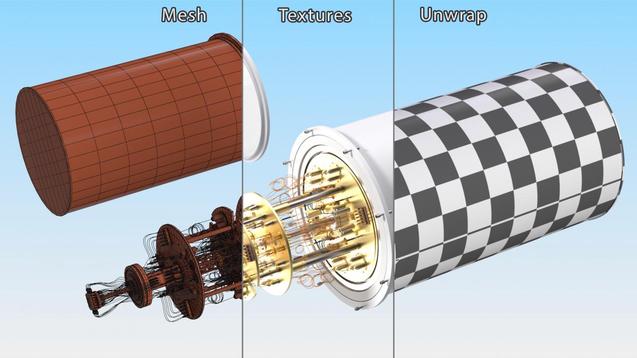 3D Quantum Computer Core