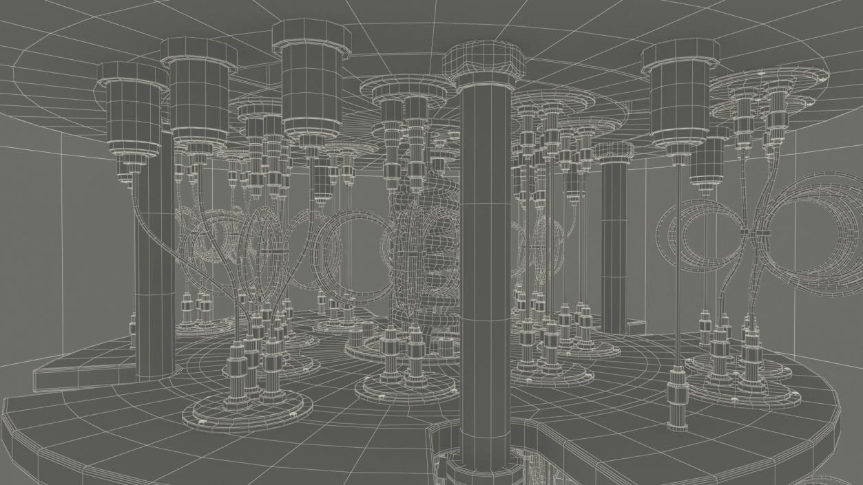 3D Quantum Computer Core