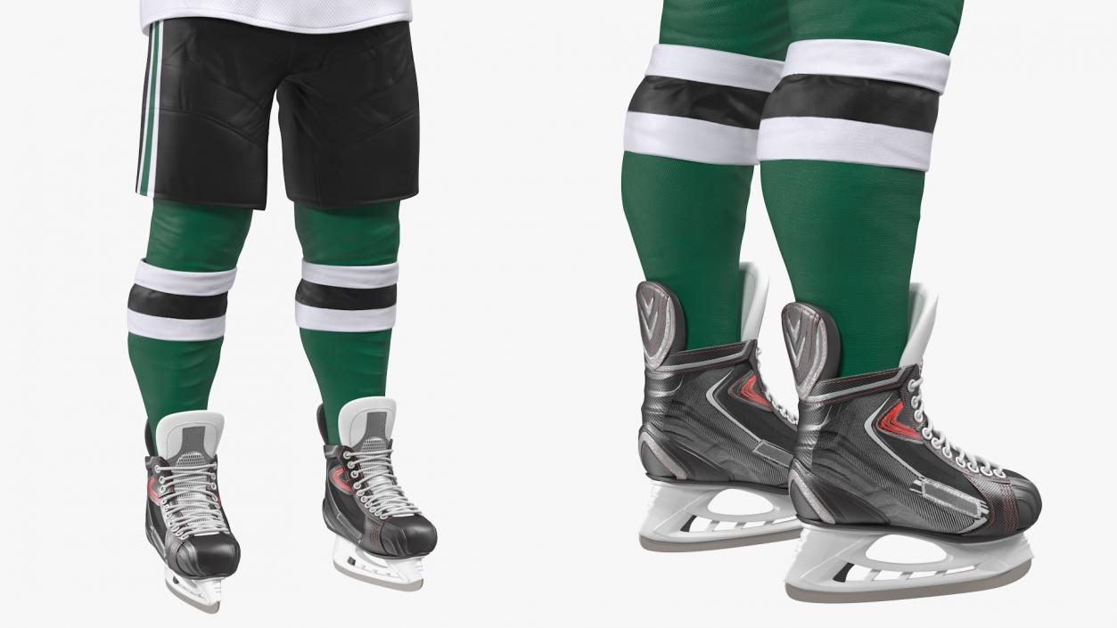 Hockey Equipment Green 2 3D model