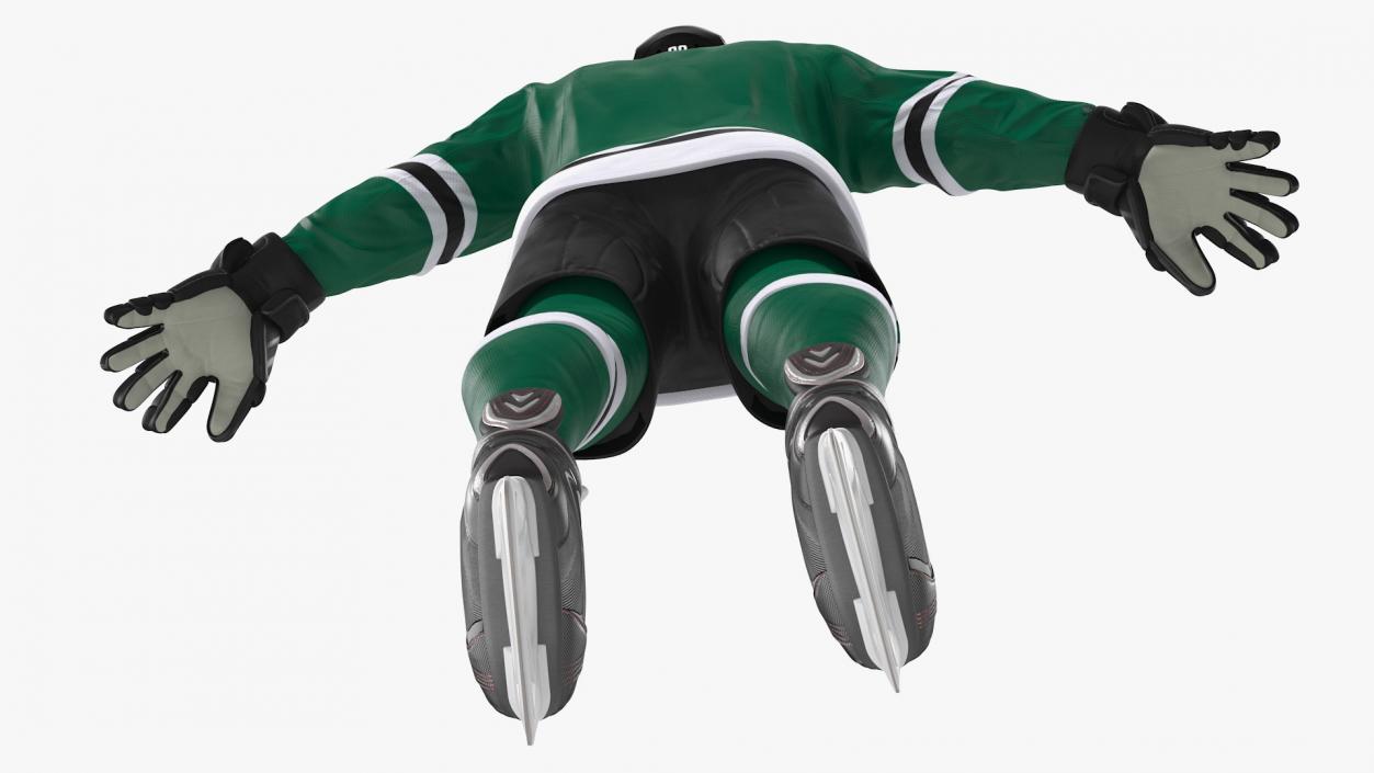 Hockey Equipment Green 2 3D model