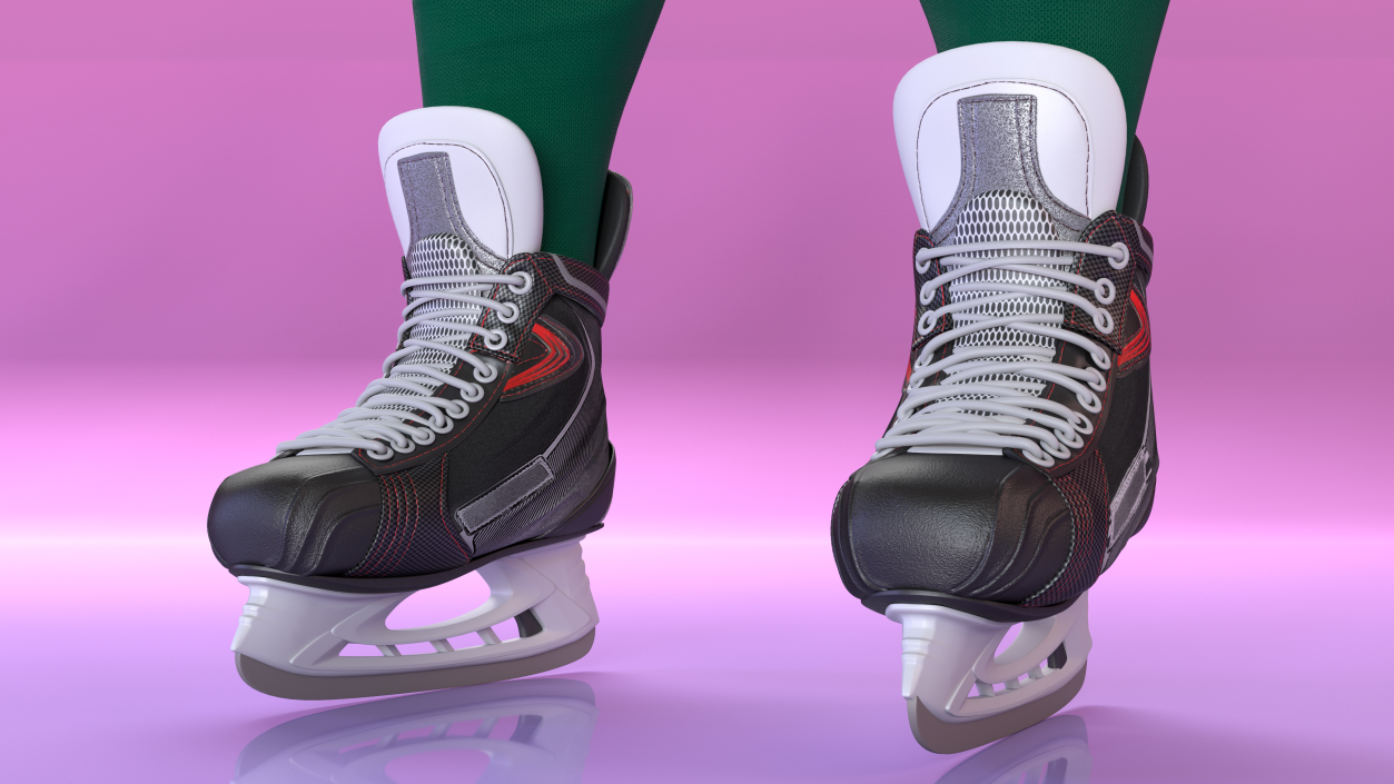 Hockey Equipment Green 2 3D model