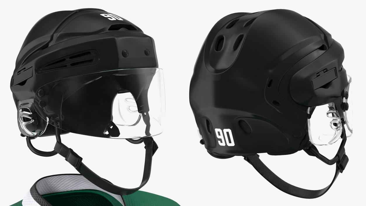 Hockey Equipment Green 2 3D model