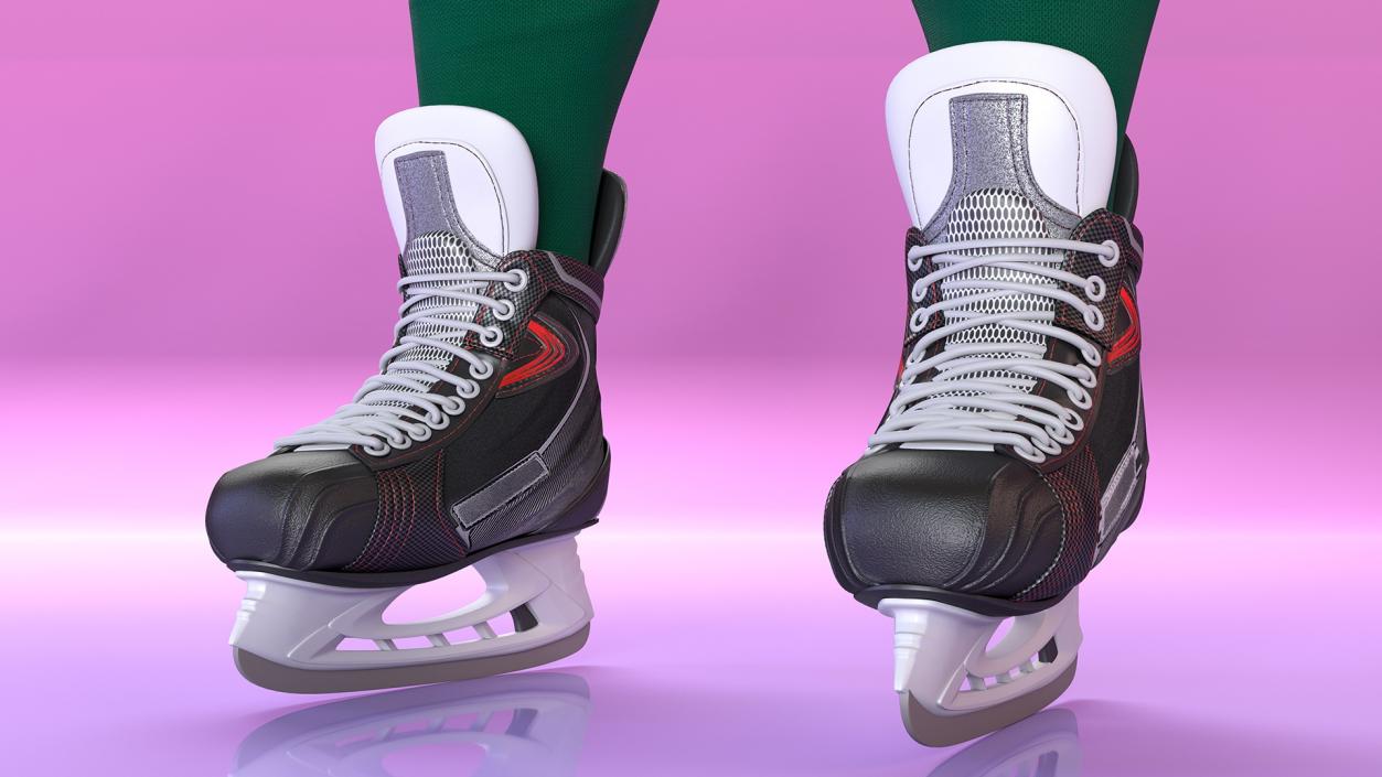 Hockey Equipment Green 2 3D model