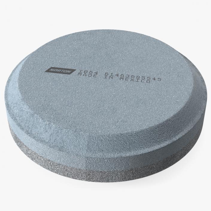 3D model Whetstone Round Grey