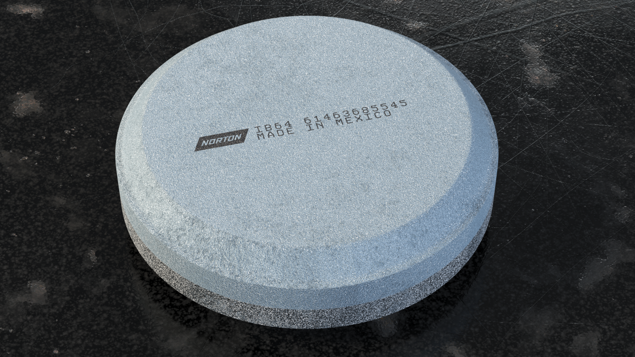 3D model Whetstone Round Grey