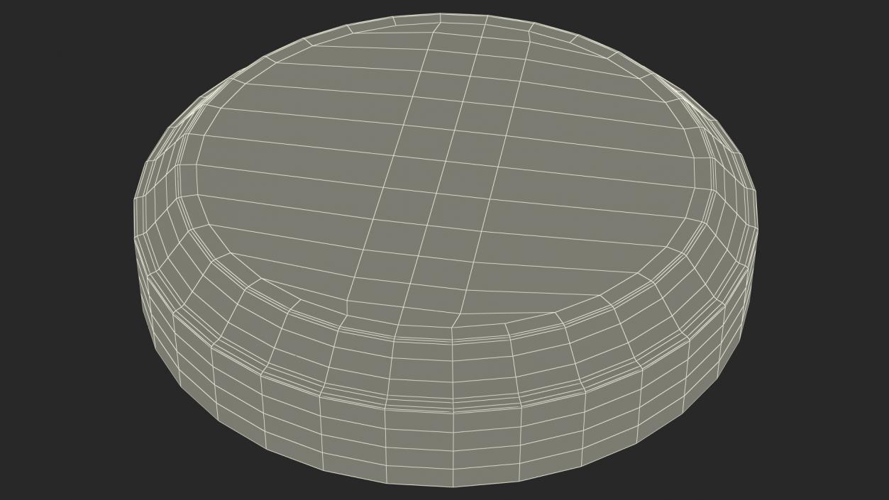 3D model Whetstone Round Grey