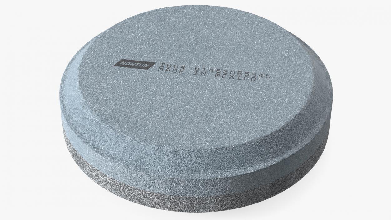 3D model Whetstone Round Grey