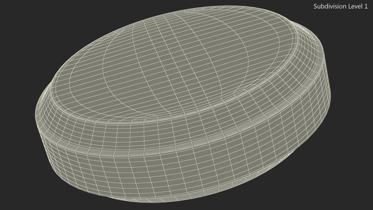 3D model Whetstone Round Grey