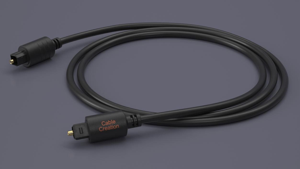 Optical Audio Cable 3D model