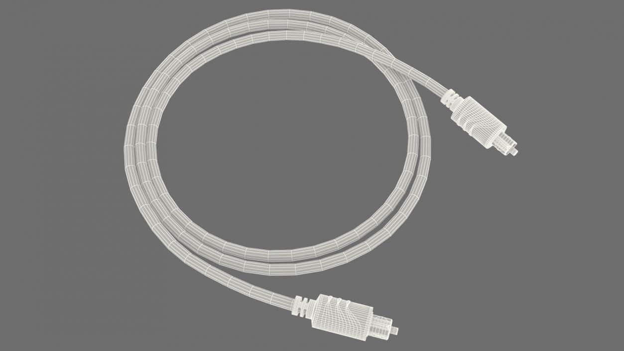 Optical Audio Cable 3D model