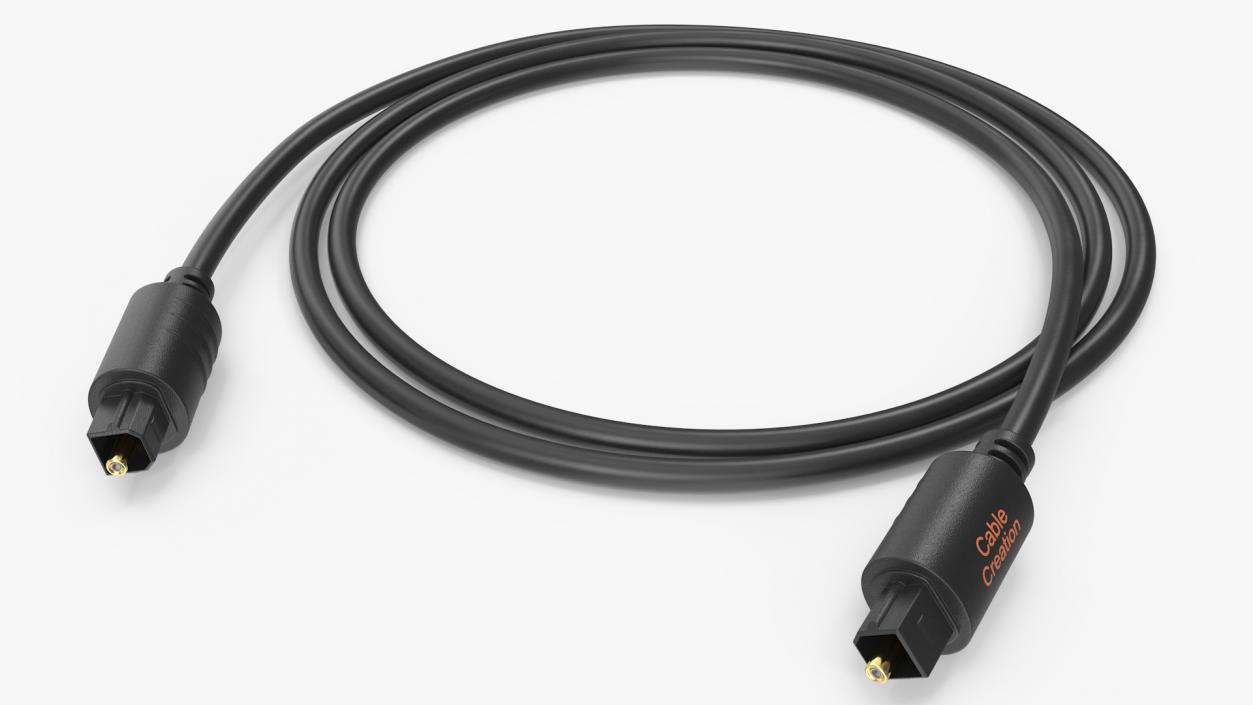 Optical Audio Cable 3D model