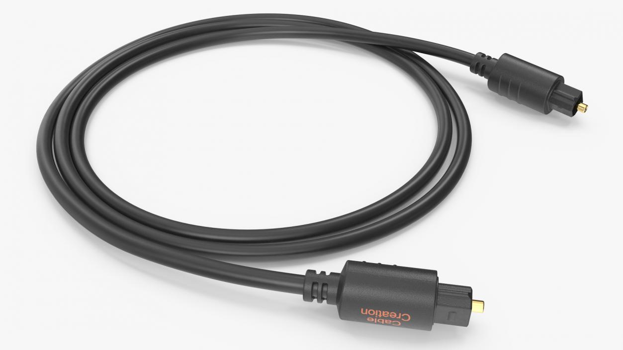 Optical Audio Cable 3D model