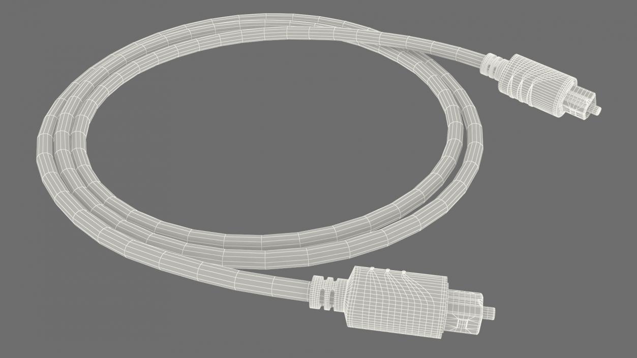 Optical Audio Cable 3D model