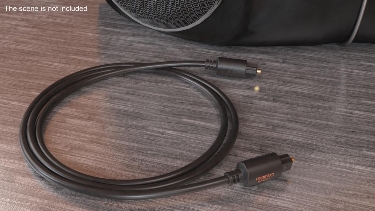 Optical Audio Cable 3D model