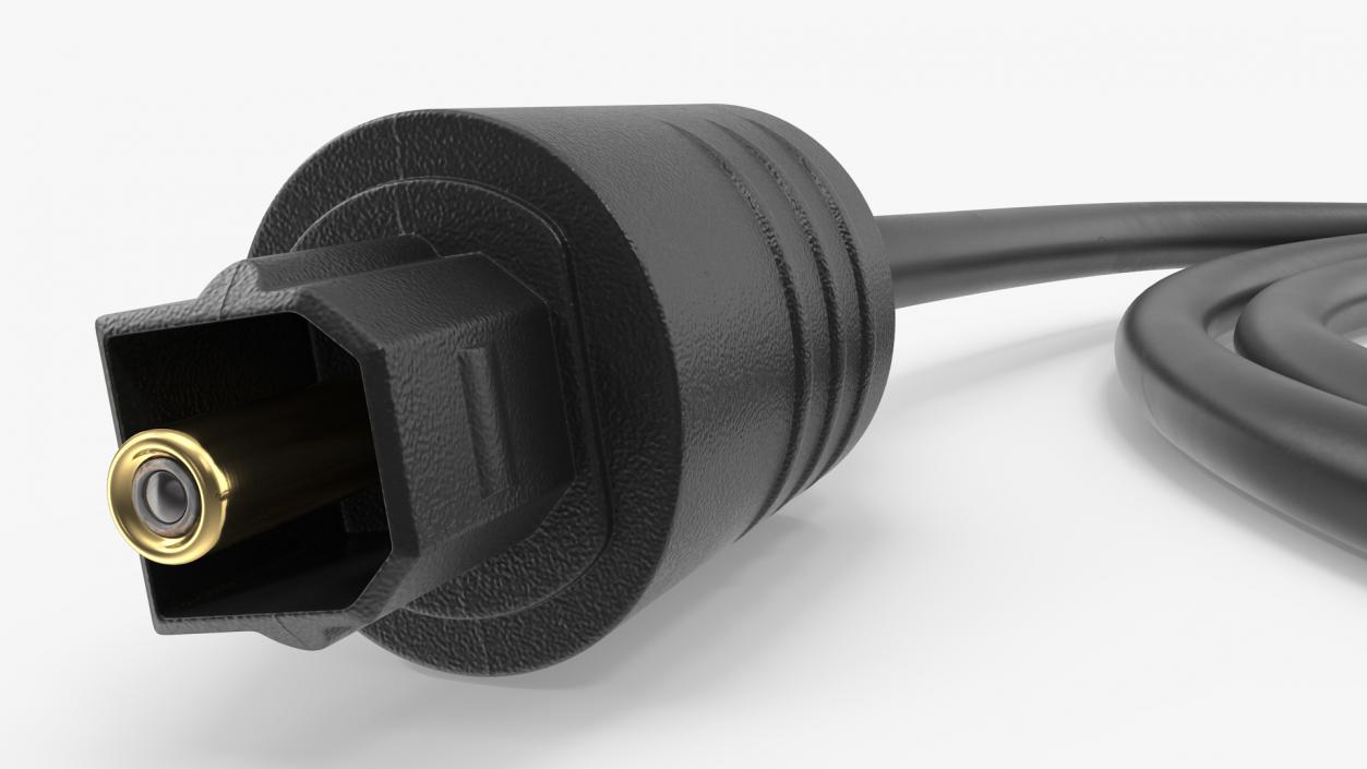 Optical Audio Cable 3D model