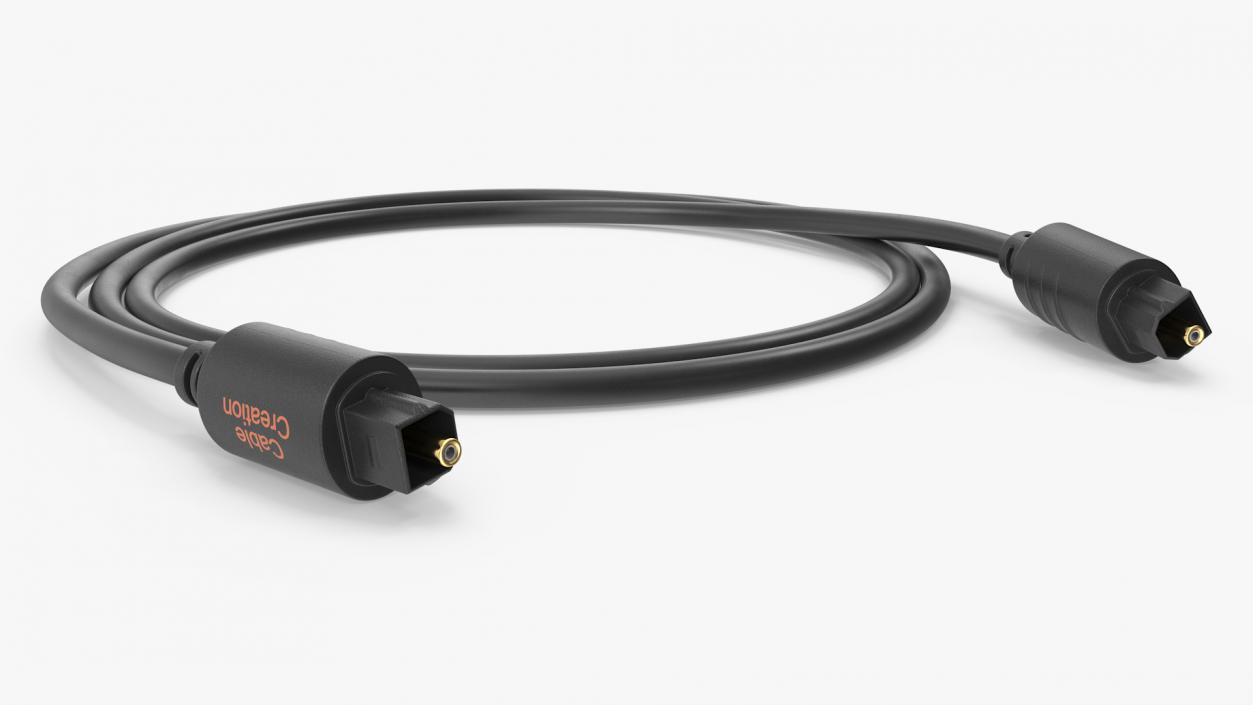 Optical Audio Cable 3D model