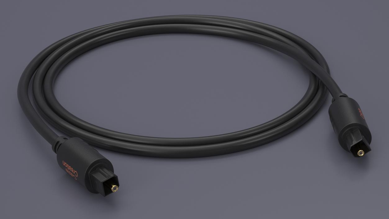 Optical Audio Cable 3D model