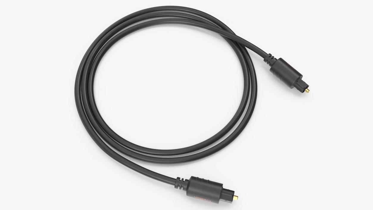 Optical Audio Cable 3D model