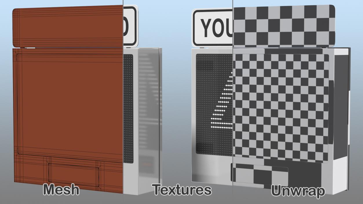 Electronic Modular Speed Display 3D