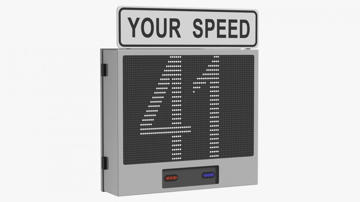 Electronic Modular Speed Display 3D