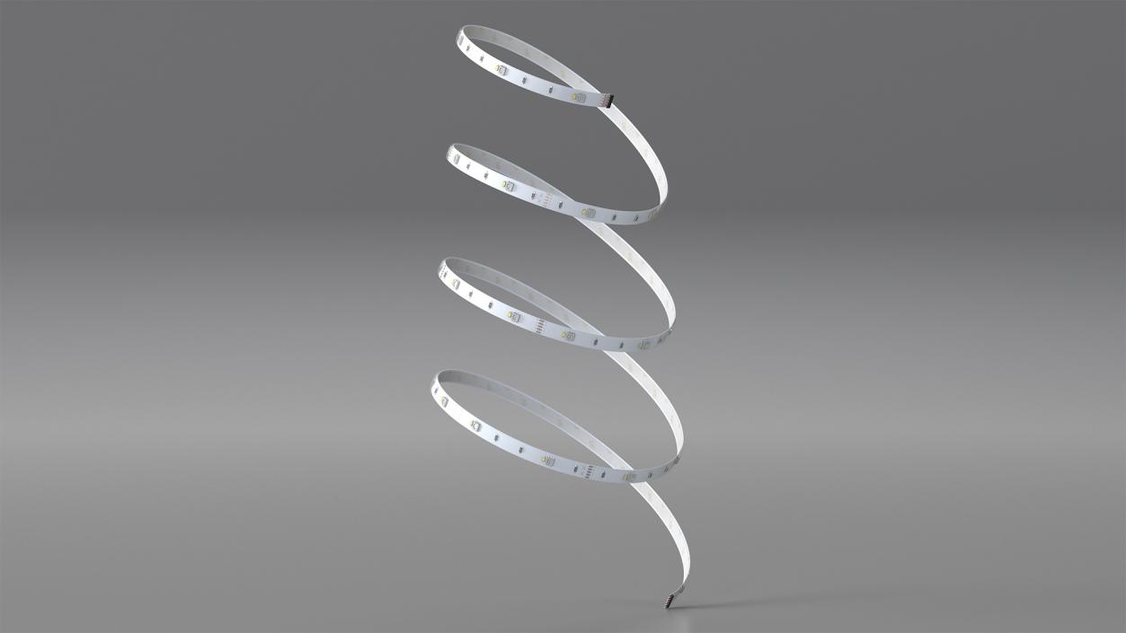 LED Strip Light Spiral Tape 3D