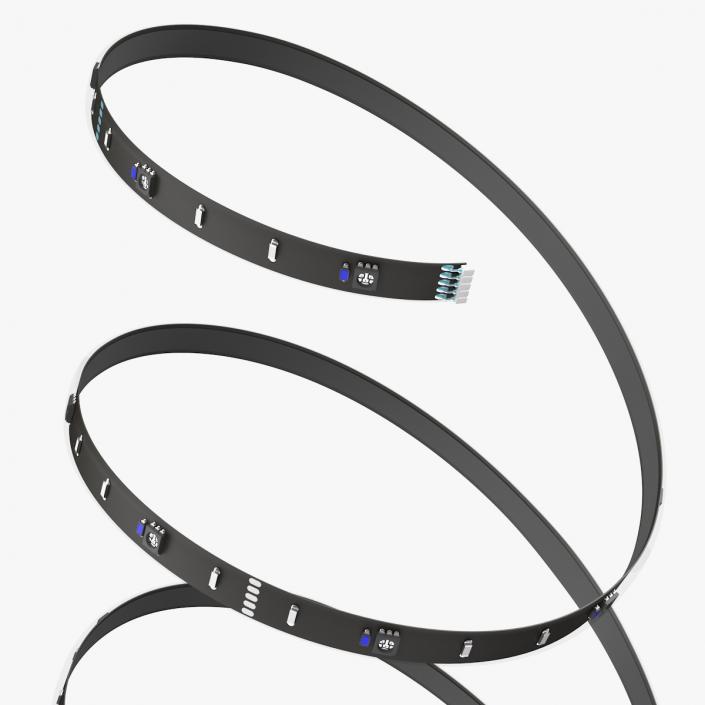 LED Strip Light Spiral Tape 3D