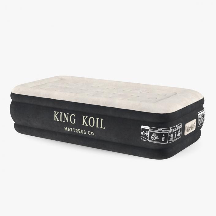 Air Mattress King Koil Twin Size 3D