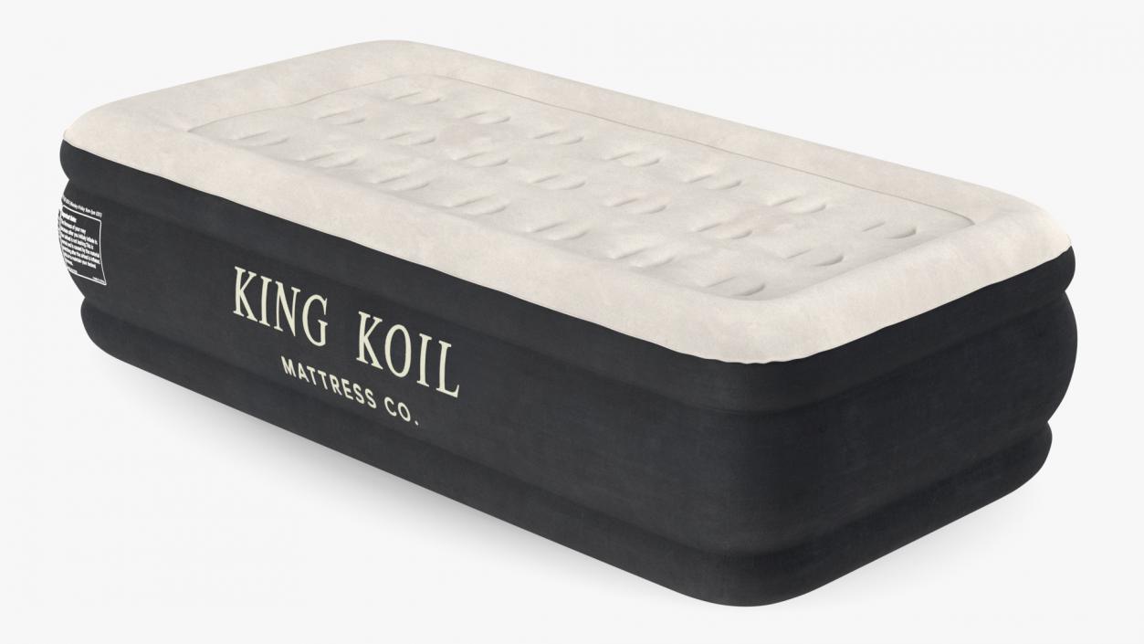 Air Mattress King Koil Twin Size 3D