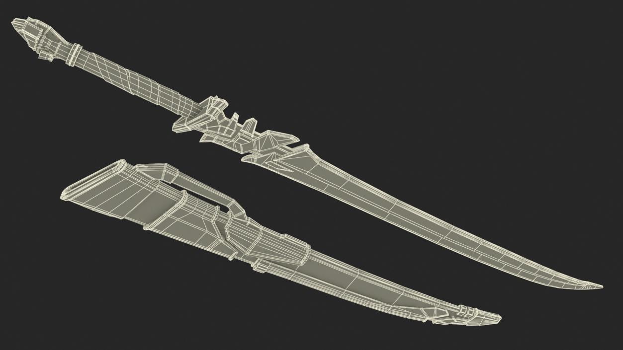 3D Si Fi Energy Sword model