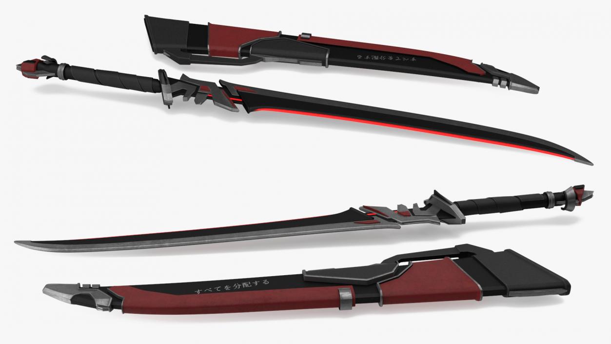 3D Si Fi Energy Sword model