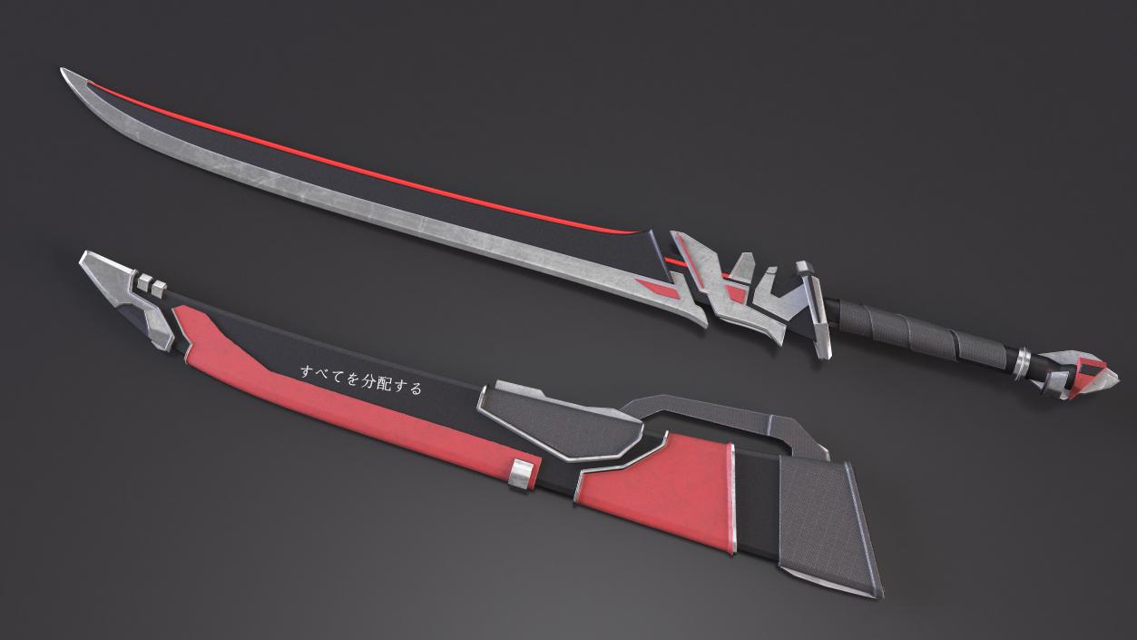 3D Si Fi Energy Sword model