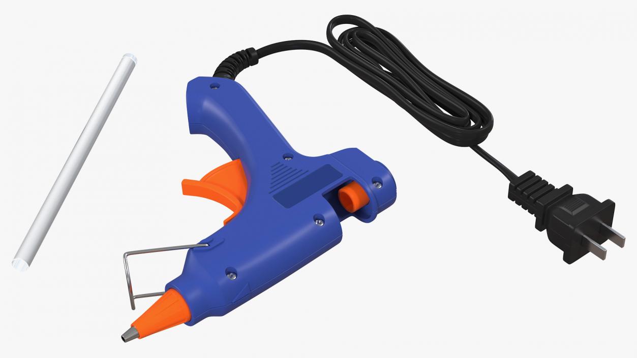 3D CCbetter Mini Hot Glue Gun Folded model