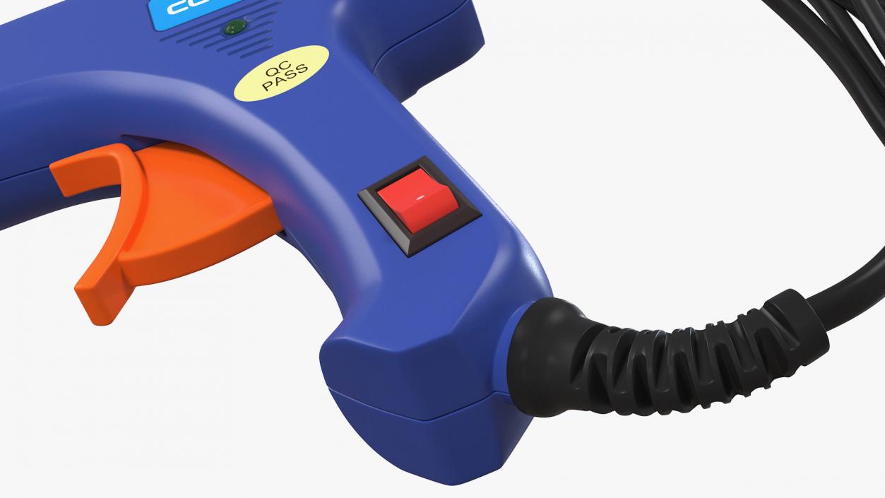 3D CCbetter Mini Hot Glue Gun Folded model