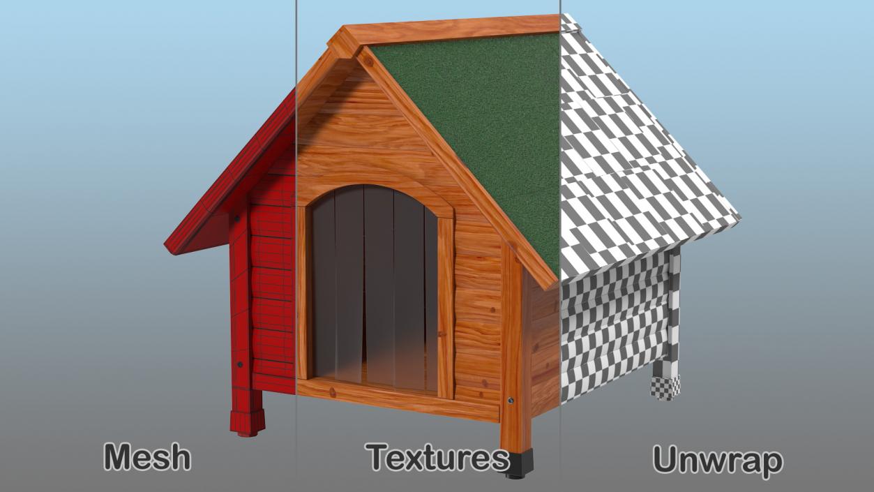 3D model Small Dog House