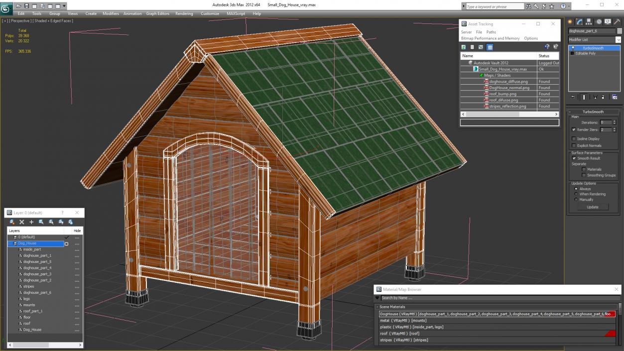 3D model Small Dog House