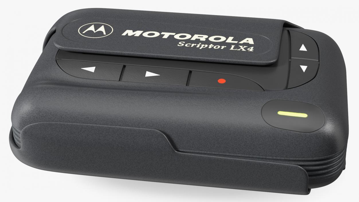 3D model Motorola Scriptor LX4 Pager in Case