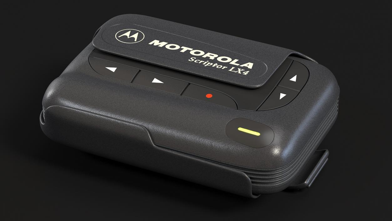 3D model Motorola Scriptor LX4 Pager in Case