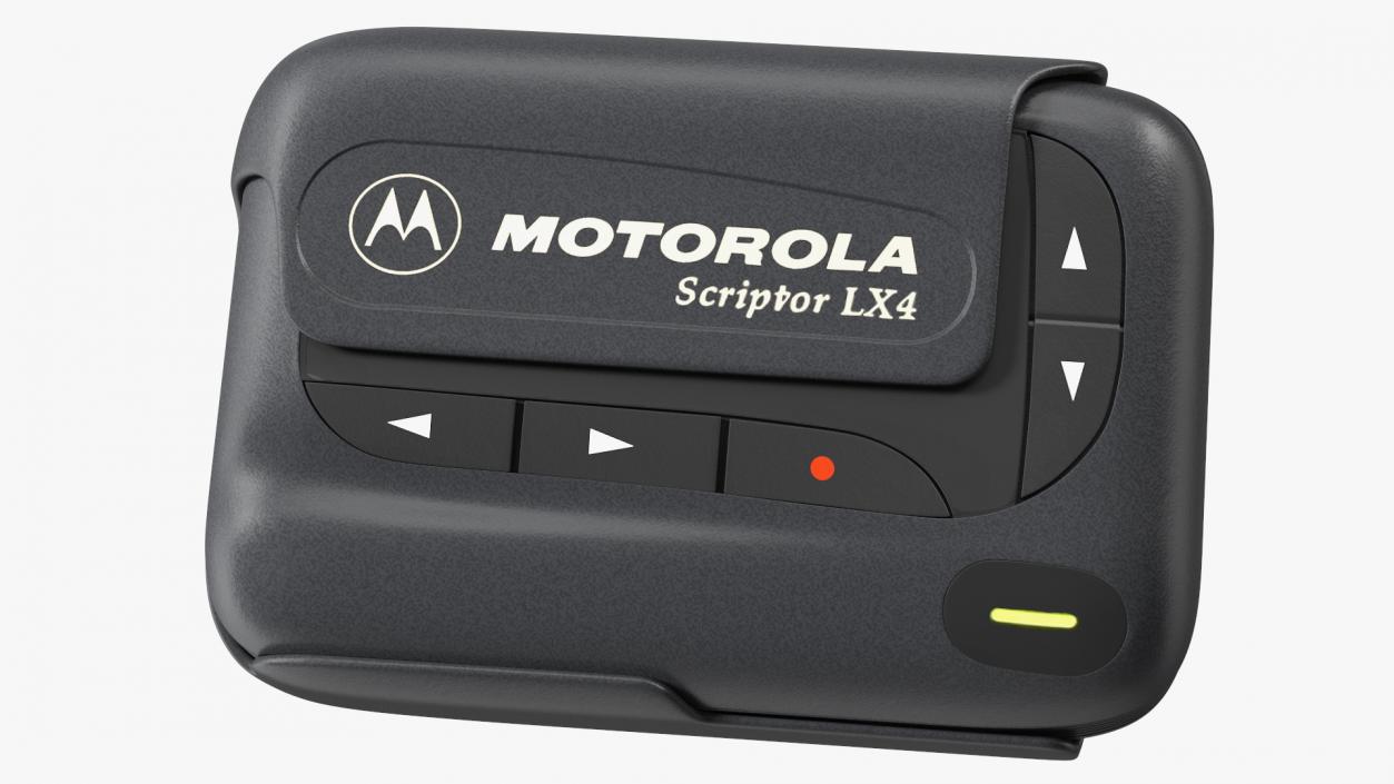 3D model Motorola Scriptor LX4 Pager in Case