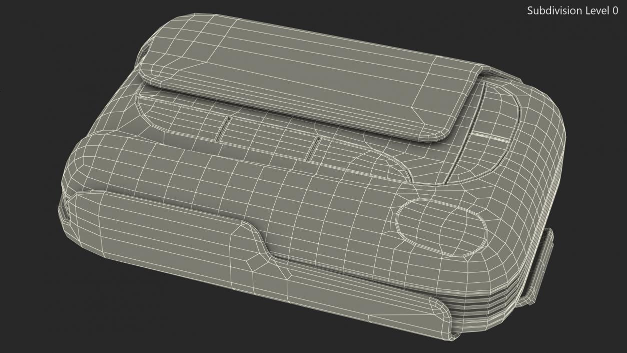 3D model Motorola Scriptor LX4 Pager in Case