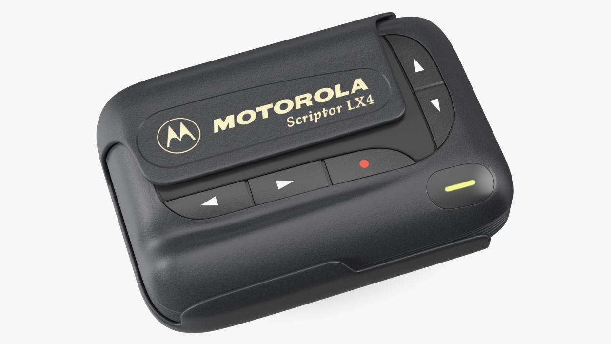 3D model Motorola Scriptor LX4 Pager in Case