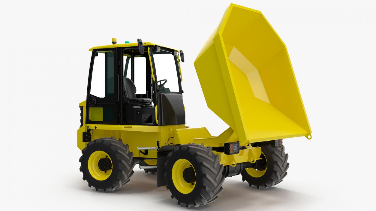 3D Cabbed Dumper Generic Rigged model