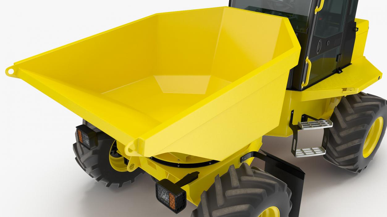 3D Cabbed Dumper Generic Rigged model