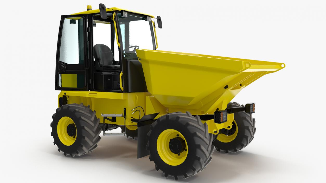 3D Cabbed Dumper Generic Rigged model